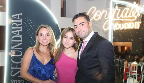  Jozune Arzolla, María y Jorge Leos.