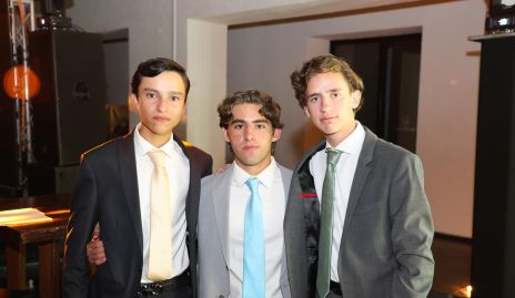  Patricio Leos, Diego Carreras y Diego Torres.