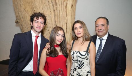  Samer Abud, Isa Lafuente, Lourdes Orozco y Evaristo Lafuente.