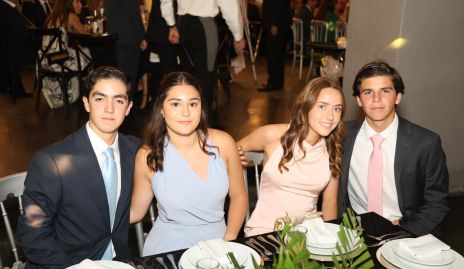  Marcelo Vera, Rafaella Ortiz, Paula Torres y Hugo Vidal.