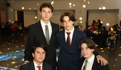  Ricardo Trujillo, Marcelo Martínez, Emilio Orta y Paulo Abaroa.