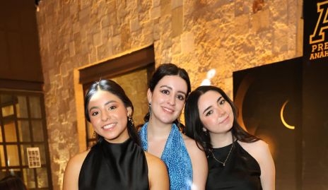  Mariana Guajardo, Jime Ledezma y Lucía Oria.