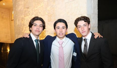  Wilhelm Stevens, Andrés Zacarías y Javier Bárcena.