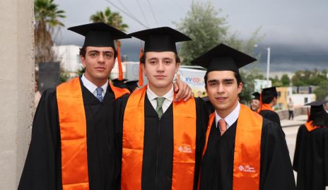 Omar Feres, Israel López y Juan José Leos.