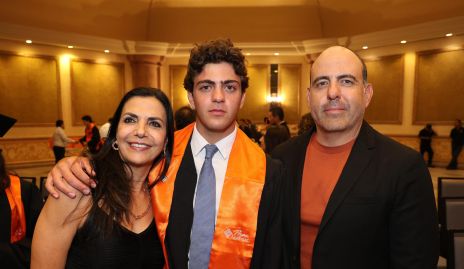  Mely Mahbub, Omar y Félix Feres.
