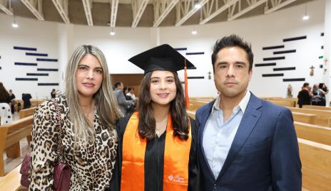  Mariana Berrones, Mare y Ricardo Cordero.