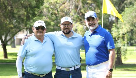  Alejandro Solís, Alejandro Solís Jr y Mauricio De Luna.