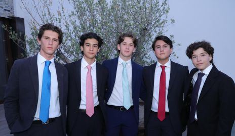  Santiago Galván, José Pablo Ramírez, Andrés Mendizábal, Emilio y Juan Carlos Barceló.