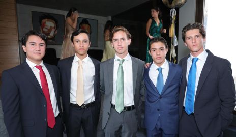  Emilio, Patricio, Diego Torres, Arturo González y Andrés Mendizábal.