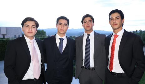  Pepe Barrón, Juan José Leos, Omar Feres y Emiliano Delsol.