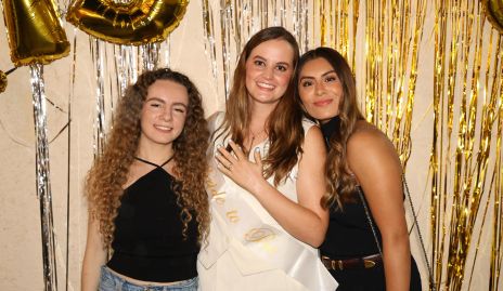  María Elena Barriga, Marisa Michel y Mariana Ortiz.