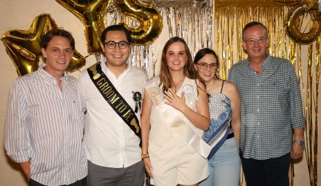  Alejandro Michel, Sergio Esparza, Marisa Michel, Marce Michel y Alejandro Michel.