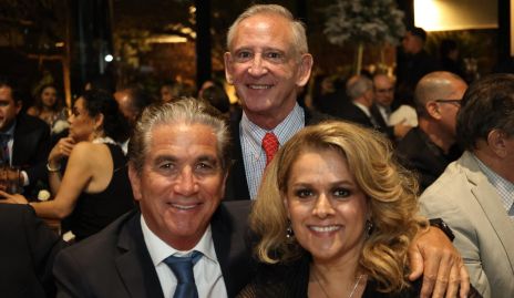  Ludi Guevara, Luis Enrique y  Juan Arredondo.
