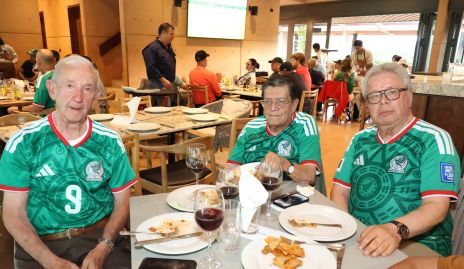  Héctor Hinojosa, Gustavo Sandoval y Miguel Mendoza.
