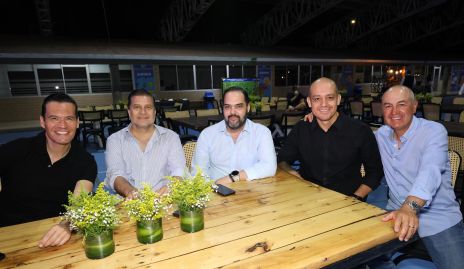  Sergio Zapata, Javier Vallejo, Federico Arredondo, Jesús Vázquez y Oscar Palacio.