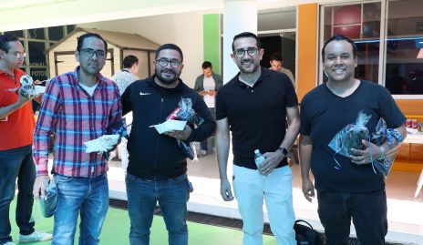  Emmanuel Navarro, Fernando Torres, Arturo Hernández y Emanuel Jaramillo.