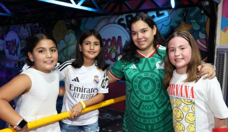  Natalia Briseño, Bárbara Rojo, Marce Puga y Sofía Coulon.