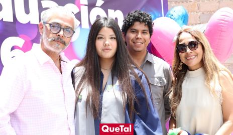 Jorge Espinoza, Ivana Espinoza, Jerónimo Torres y Carmen Saavedra .
