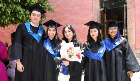  Juan Carlos Muñoz, Jocelyn Gallegos, Celina Martínez y Citlali Castillo.