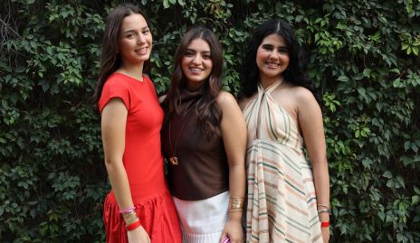  Renata Castro, María Paula y Fernanda Araujo.
