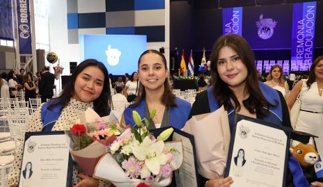 Diana Reyna, Regina Kasis y Camila Rodríguez.