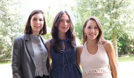  Paulina Solano, Roberta Bárcena y Ana Gaby Ibarra.