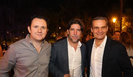  Alberto Bejarano, Mario Mercado y Carlos Rebolledo.