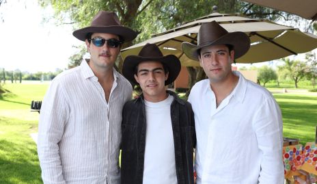  Javier Alcalde, Manuel Díaz Infante y Roberto Silva.