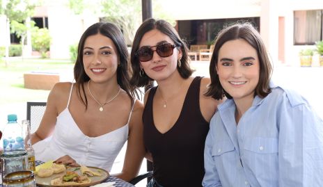  Marina Nieto, Valentina Salazar y Lorena de la Garza.