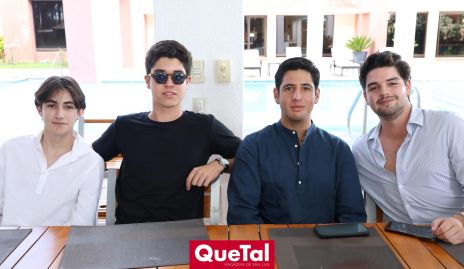  Juanca Nieto, José María Abaroa, Marcelo Silva y Patricio Vera.