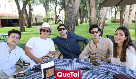  Emilio Trujillo, Piero Pizzuto, Iñaki Abaroa, Diego Gómez e Inés Díaz.