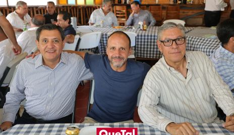  Javier Tello, Filiberto Massa y Armando Martínez.
