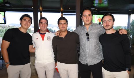  José Miguel Ruiz, Vicente Azcona, José Pablo Piñero, Juan Pablo Chevaile y Mateo Guerra.