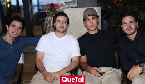  Emilio Castro, Saad Sarquis, Esteban Artolózaga y Diego Buendía.