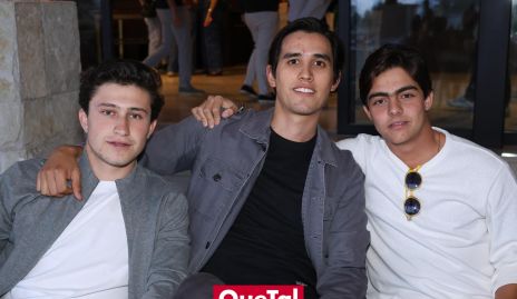  Emilio Trujillo, Marcelo Rodríguez y Manuel Díaz.