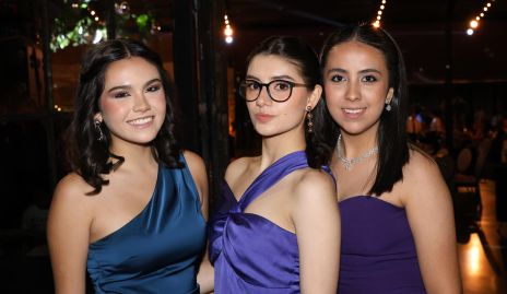  Paulina Hernández, María Paula Leyva y Romina Velarde.