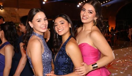  Renata Castro,  Mariana Guajardo y  María Paula Torres.