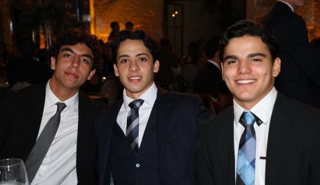  Juan Pablo Pro, Jesús Hernández y Nicolás Castro.