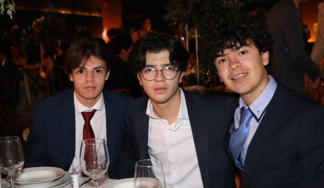  Aldo Scanlan, Iker Elizondo y Leo Ledezma.