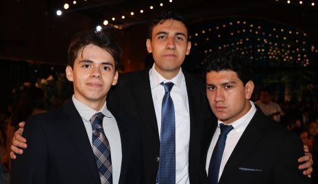  Alfonso Rico, Mauricio Landaverde y Héctor Alvarado.