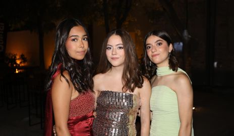  Andrea Medina, Alexa Ortega y Paola Manzo.