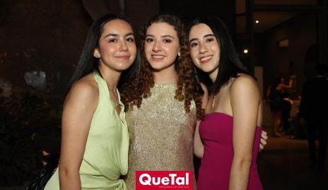  Isabela Martínez, Valeria Torres y Daira Andrew.