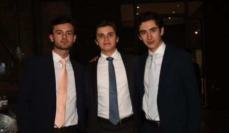  Pato Sarquis, Santiago Nava y Mateo Conde.