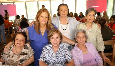  Lucero Inurrigarro, Ana Zermeño, Silvia Alarcón,  Maria Elena Ocampo, María López y Lety Inurrigarro.