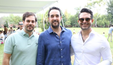  Javier Medlich, Mario Valdez y Guillermo Burgos.