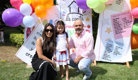  Gaby Carrillo, Valeria Puga y Jorge Puga.
