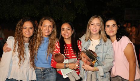  Ale Rangel, Priscila González, Dulce, Gaby Rosillo y María José Velázquez.