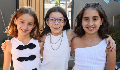  Maria Inés Zamanillo, Gaby Molina e Inés Güemes.