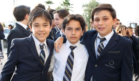  Mateo Kasis, Joaquín Conde y Santiago Rivera.
