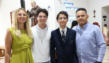  Leila Ort, Luca Silva, Mateo Silva y Edson Silva.